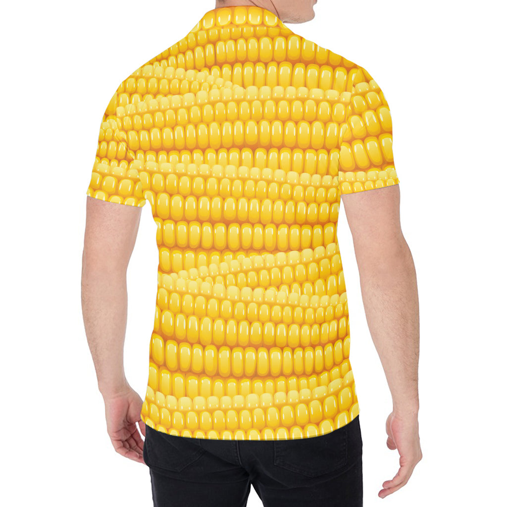 Corn Pattern Print Men's Shirt