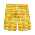 Corn Pattern Print Men's Athletic Shorts