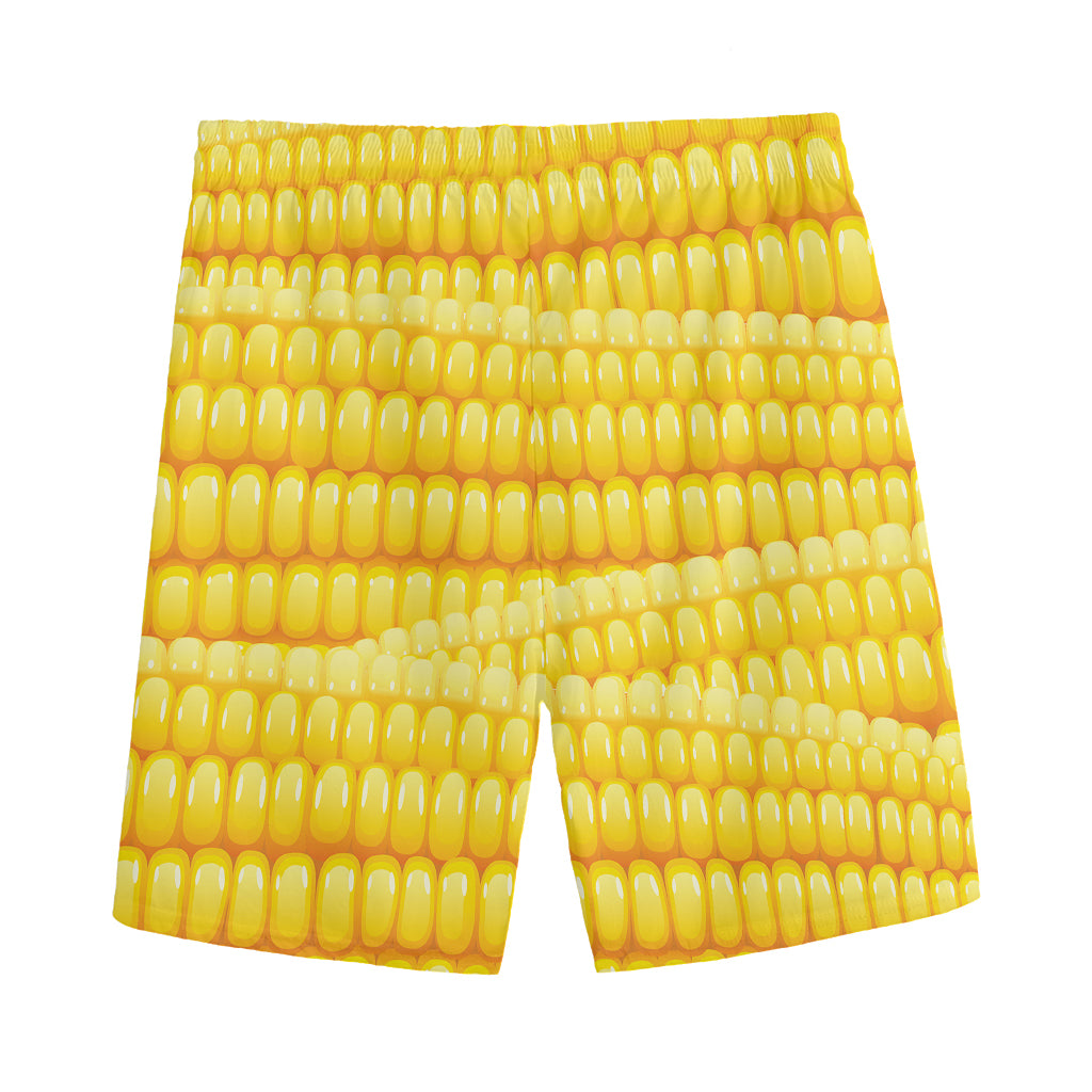 Corn Pattern Print Men's Sports Shorts