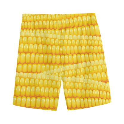 Corn Pattern Print Men's Sports Shorts
