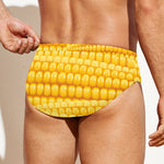 Corn Pattern Print Men's Swim Briefs