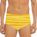 Corn Pattern Print Men's Triangle Swim Briefs