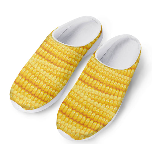 Corn Pattern Print Mesh Casual Shoes