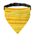 Corn Pattern Print Over The Collar Dog Bandana