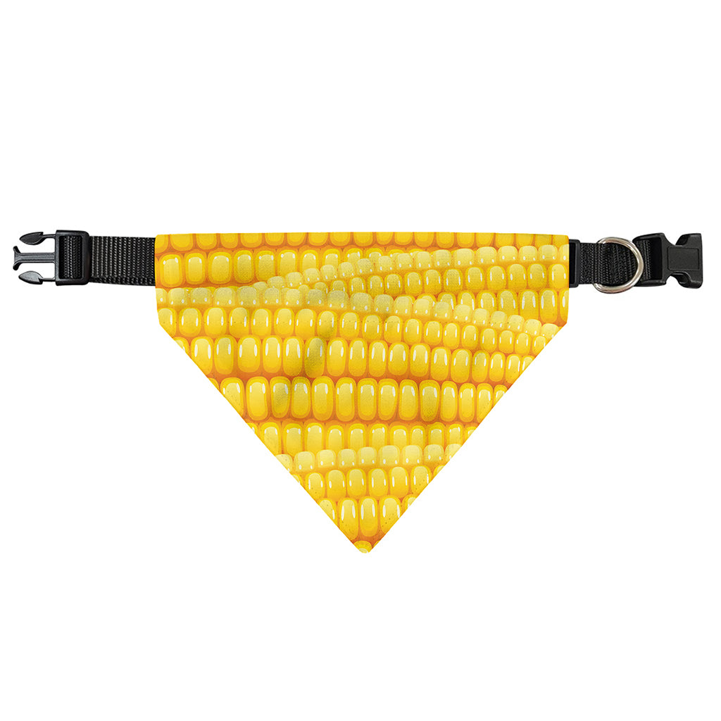 Corn Pattern Print Over The Collar Dog Bandana