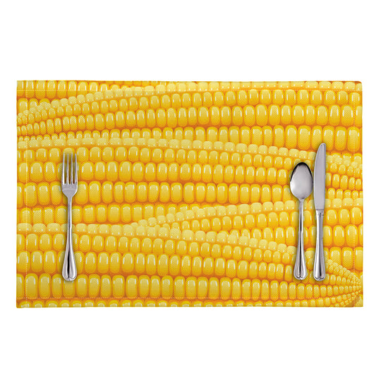 Corn Pattern Print Placemat