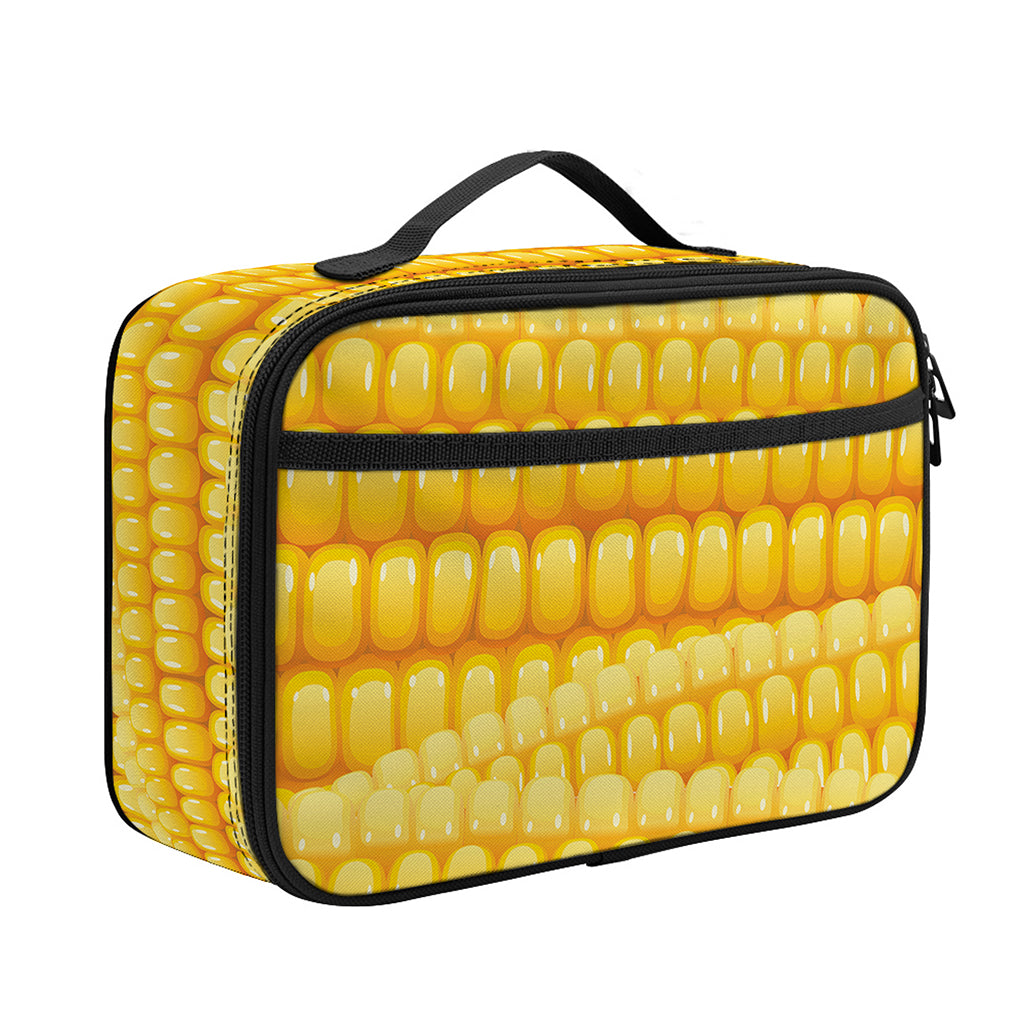 Corn Pattern Print Portable Lunch Bag
