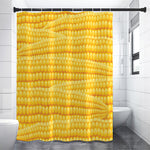 Corn Pattern Print Premium Shower Curtain