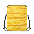 Corn Pattern Print Rectangular Crossbody Bag