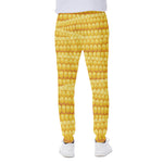 Corn Pattern Print Scuba Joggers