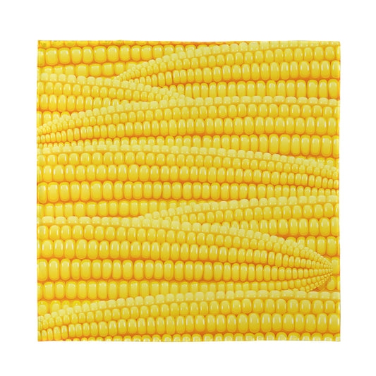 Corn Pattern Print Silk Bandana