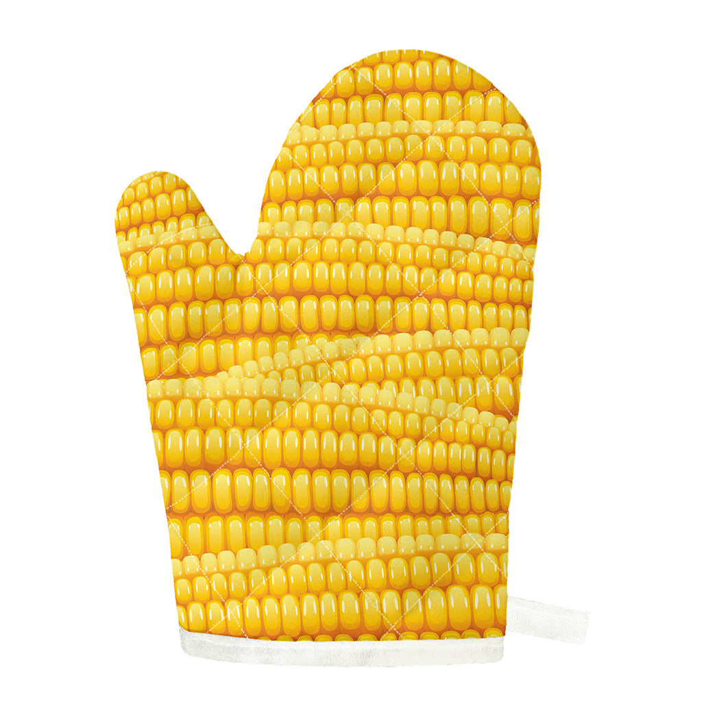 Corn Pattern Print Single Oven Mitt