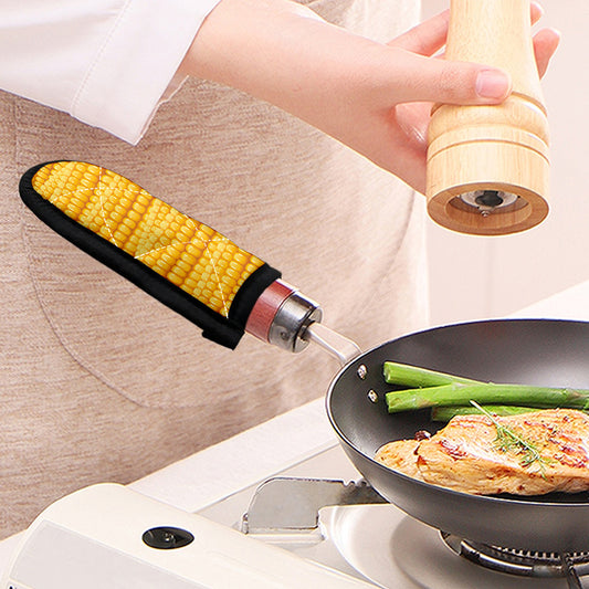 Corn Pattern Print Skillet Handle Cover
