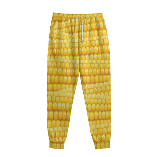 Corn Pattern Print Sweatpants