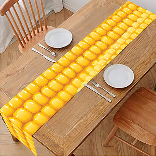 Corn Pattern Print Table Runner