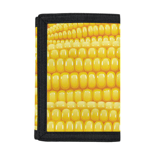 Corn Pattern Print Trifold Wallet