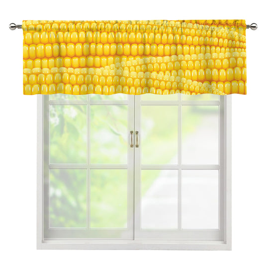 Corn Pattern Print Window Valance