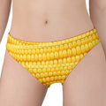 Corn Pattern Print Women's Panties
