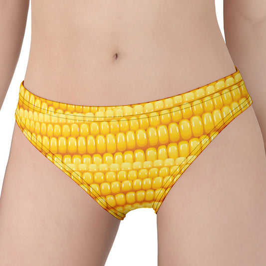 Corn Pattern Print Women's Panties