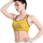 Corn Pattern Print Women's Sports Bra