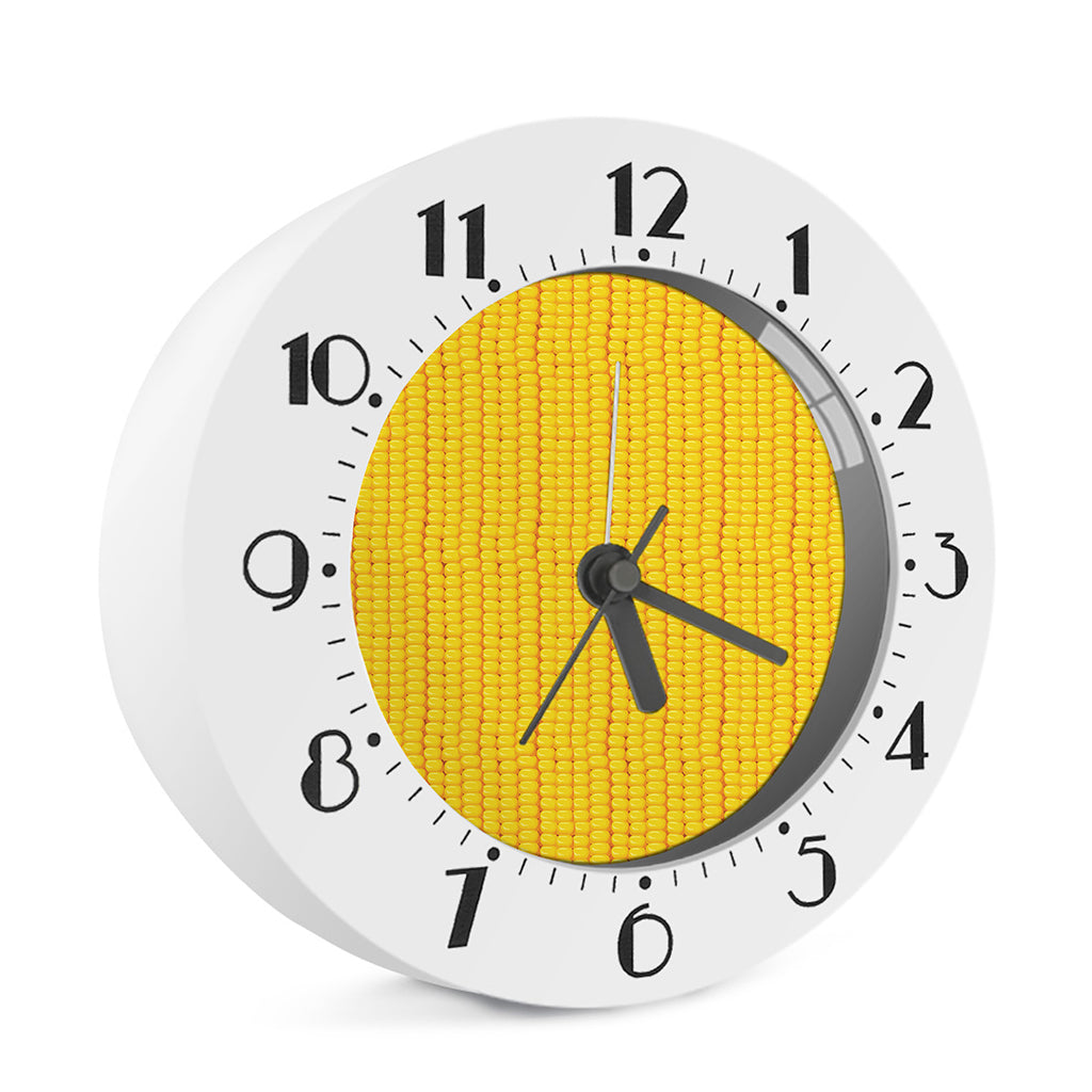 Corn Print Alarm Clock