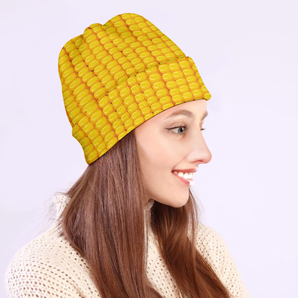 Corn Print Beanie