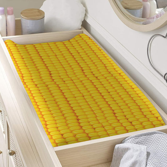 Corn Print Changing Pad Cover