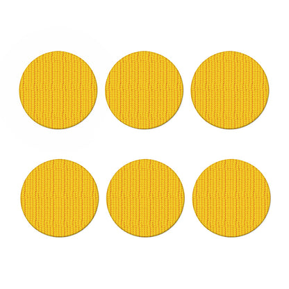 Corn Print Coaster Set