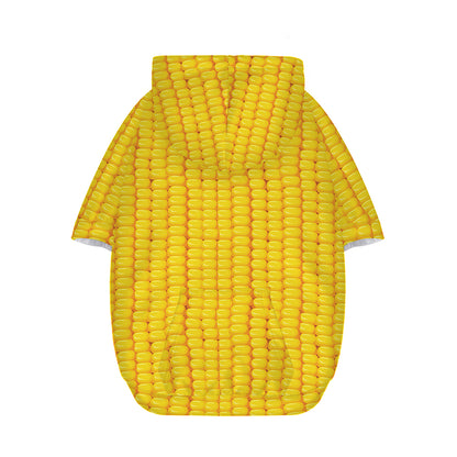 Corn Print Dog Zip Up Hoodie