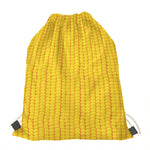 Corn Print Drawstring Bag
