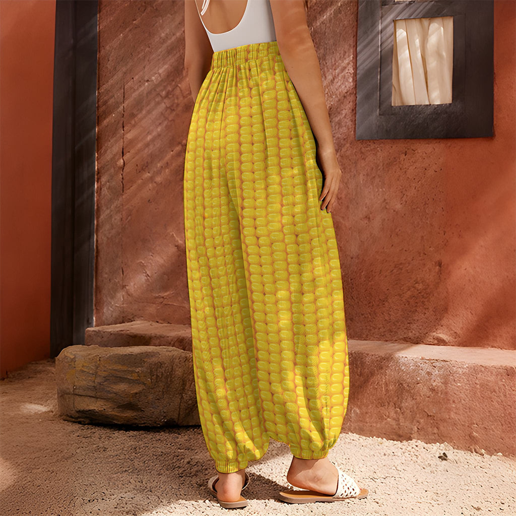 Corn Print Harem Pants