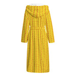 Corn Print Hooded Bathrobe