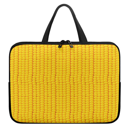 Corn Print Laptop Sleeve With Handle