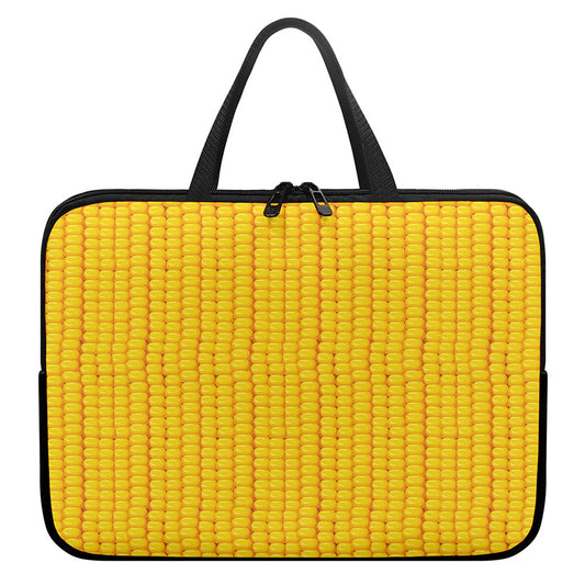 Corn Print Laptop Sleeve With Handle
