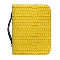 Corn Print Leather Bible Cover