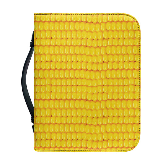 Corn Print Leather Bible Cover