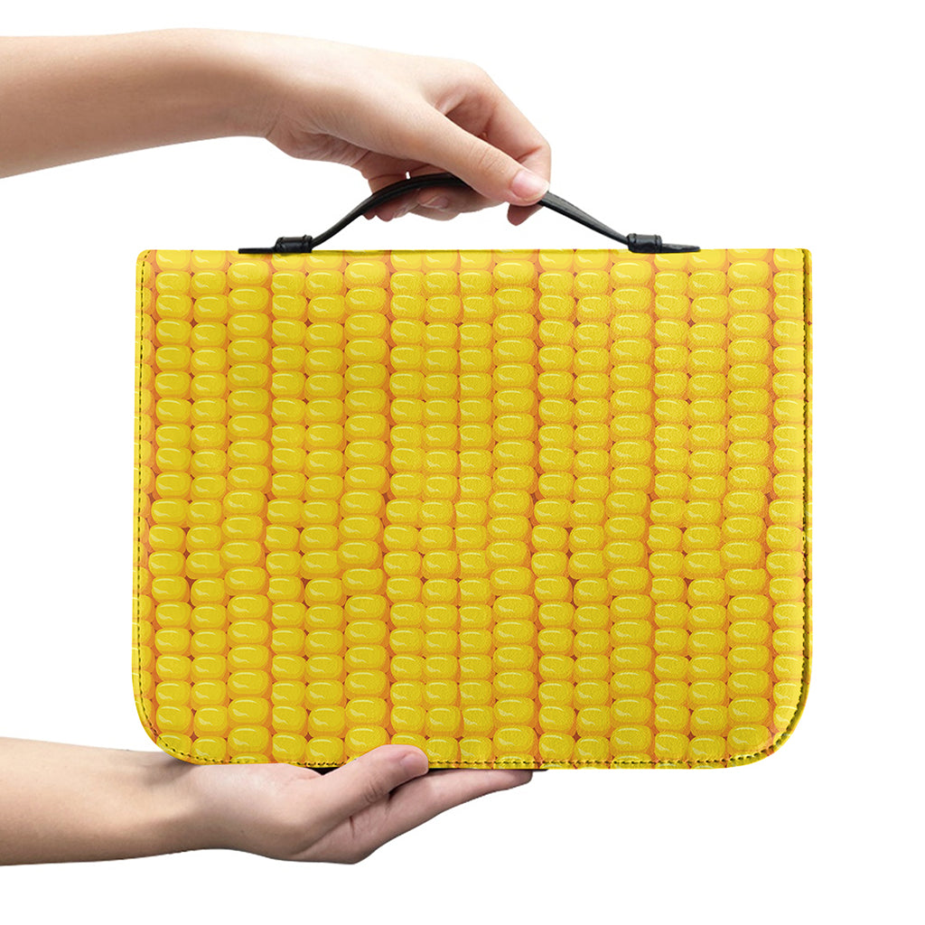 Corn Print Leather Bible Cover