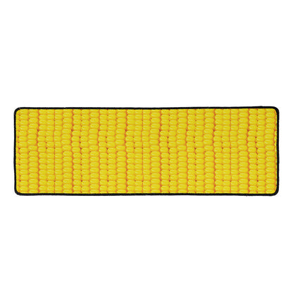 Corn Print Long Kitchen Mat