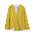 Corn Print Long Sleeve Short Coat