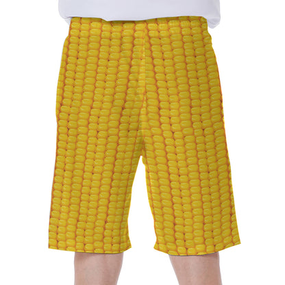 Corn Print Men's Beach Shorts