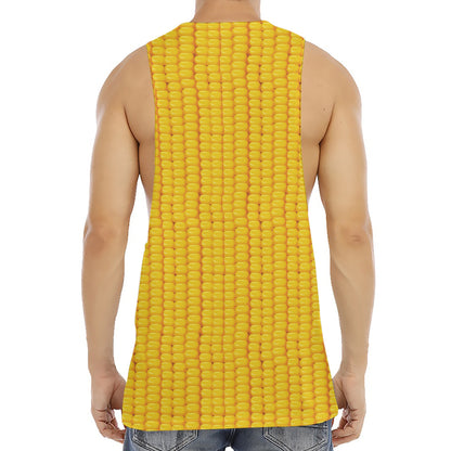 Corn Print Men's Muscle Tank Top