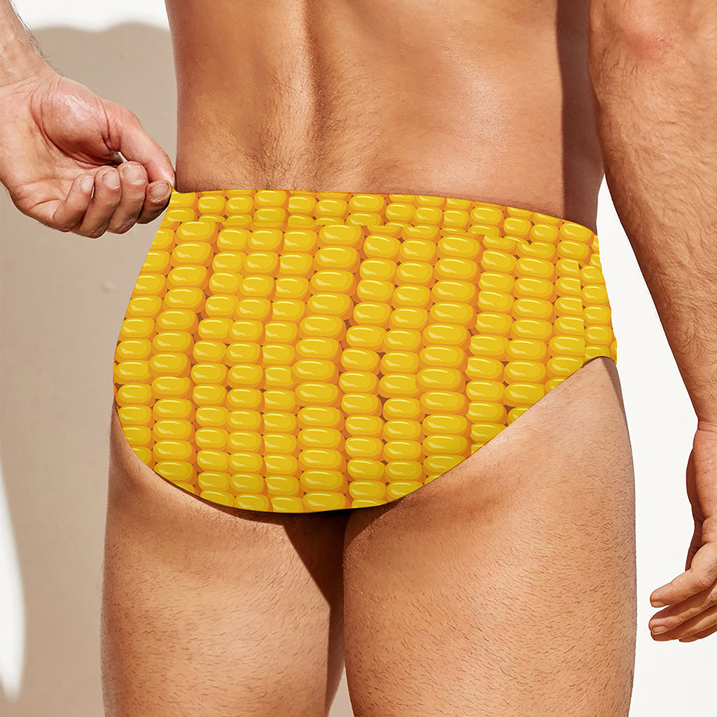 Corn Print Men's Swim Briefs