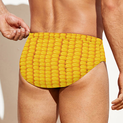 Corn Print Men's Swim Briefs