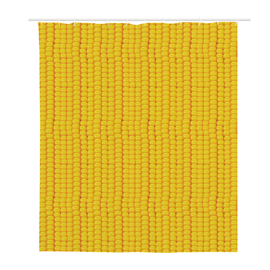 Corn Print Polyester Shower Curtain