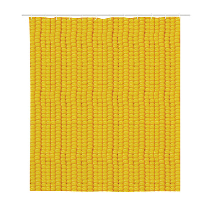 Corn Print Polyester Shower Curtain