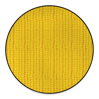 Corn Print Round Floor Mat