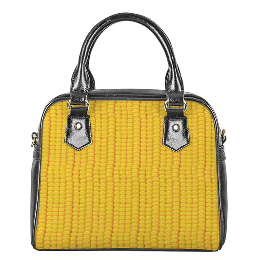Corn Print Shoulder Handbag