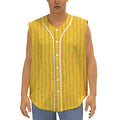 Corn Print Sleeveless Baseball Jersey