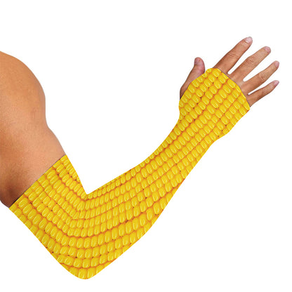 Corn Print Sun Protection Arm Sleeves