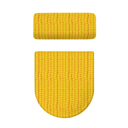 Corn Print Toilet Lid And Tank Cover Set